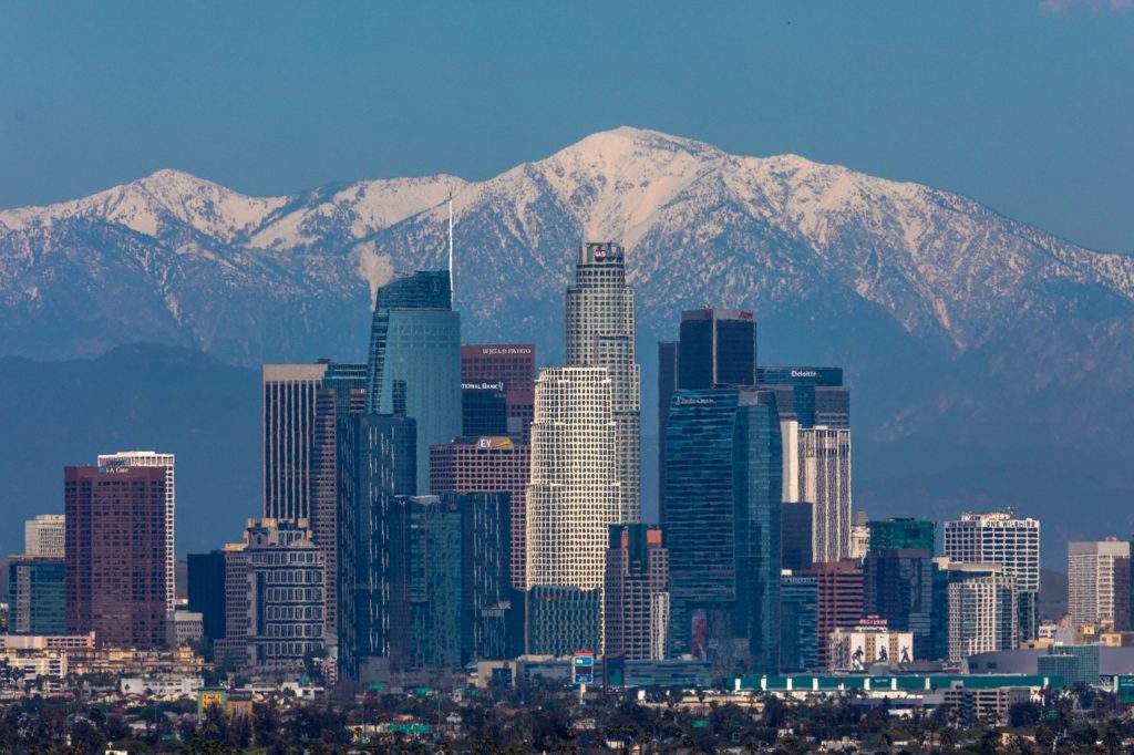 Los Angeles view during pandemic